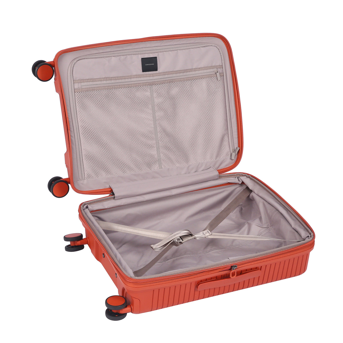 Crossing GLID Polypropylene Medium 25" Luggage - Brick