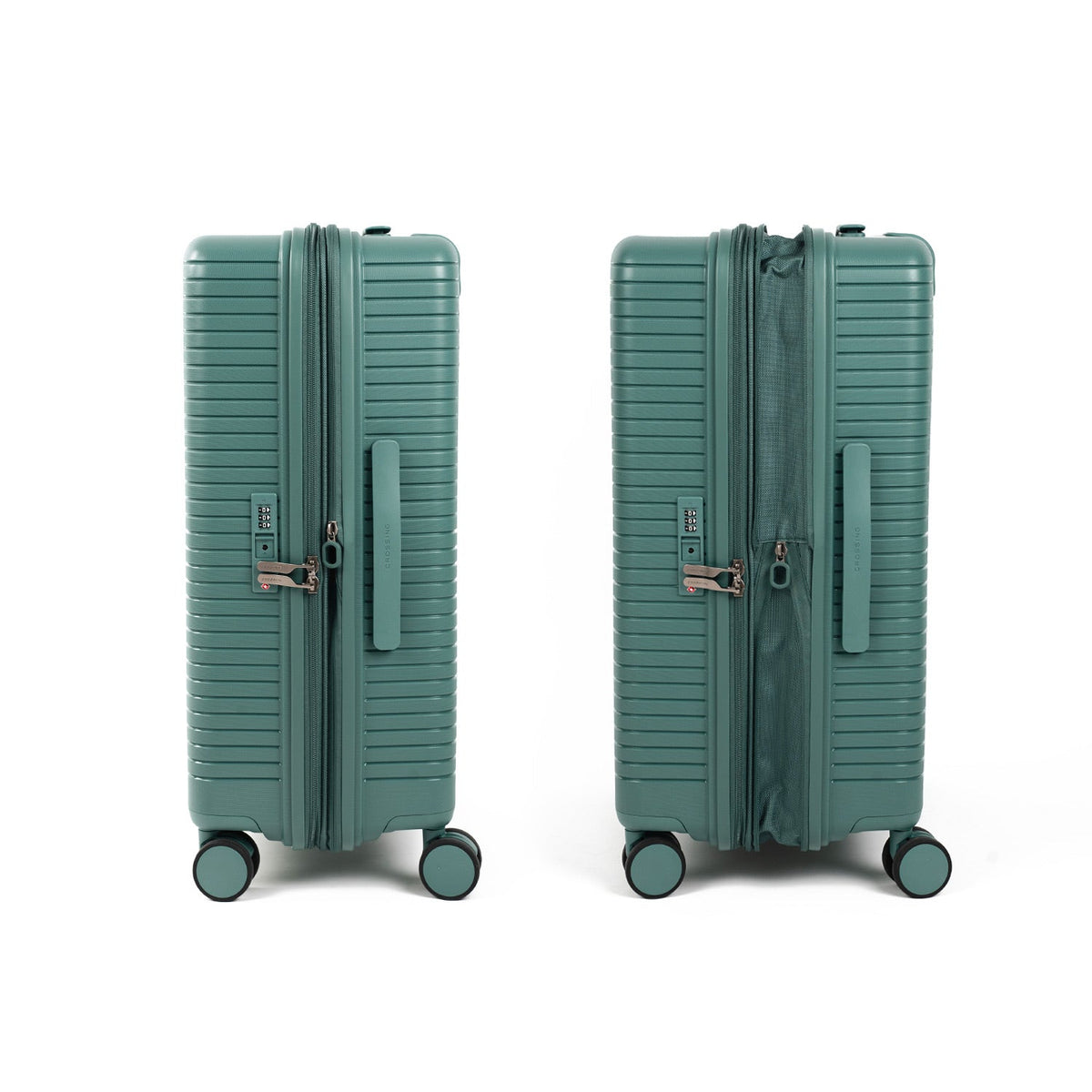 Crossing GLID Polypropylene Medium 25" Luggage - Green