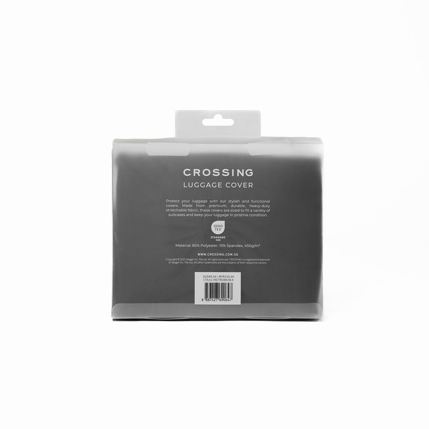 Crossing Heavy Duty Luggage Cover (Trunk) - Black