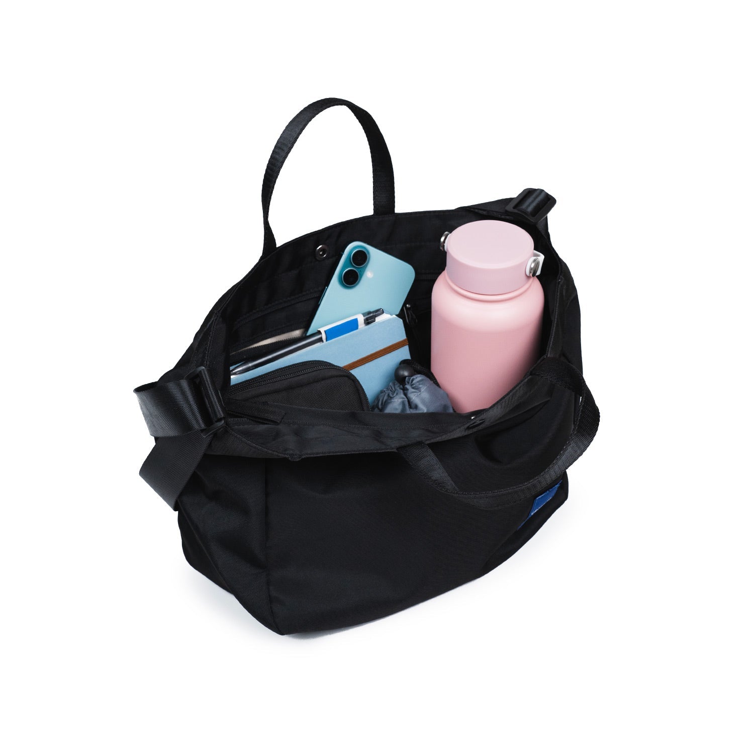 Crossing Hollis Anti-Theft RFID Dual Carry Crossbody Bag - Black