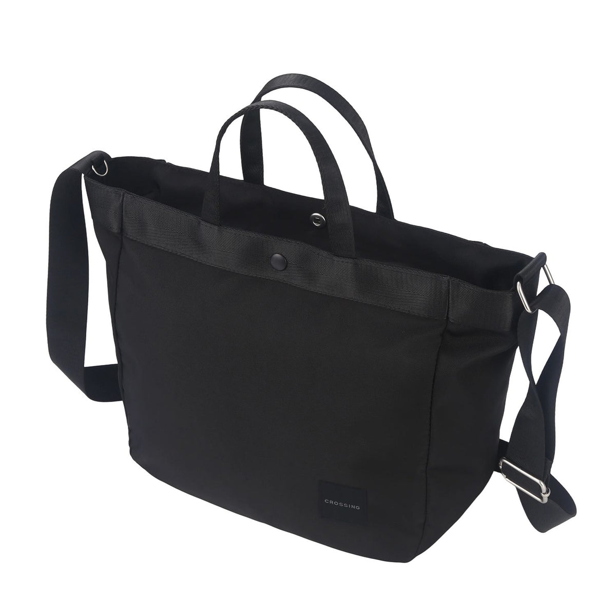 Crossing Hollis Anti-Theft RFID Dual Carry Crossbody Bag V3 - Black