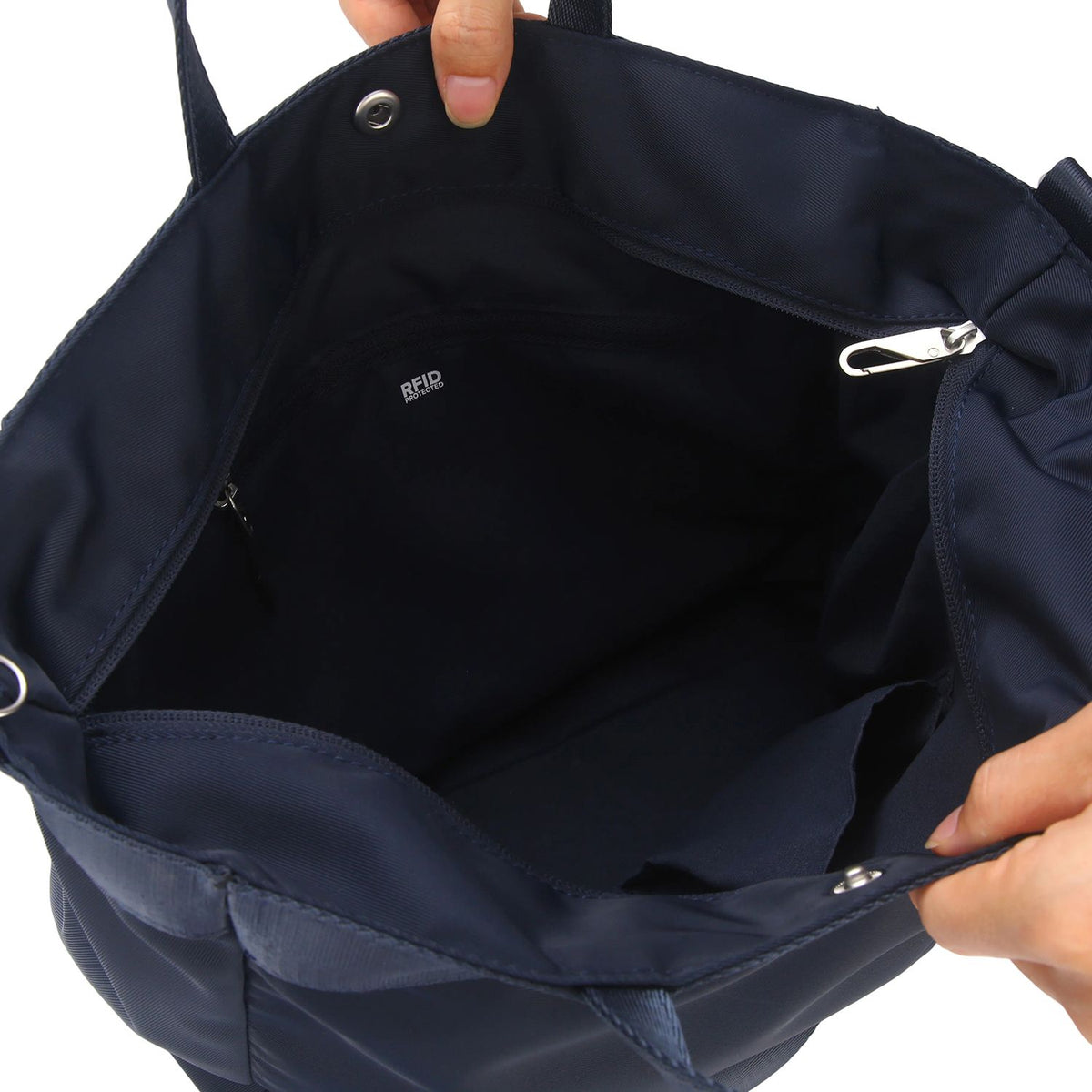 Crossing Hollis Anti-Theft RFID Dual Carry Crossbody Bag V3 - Navy