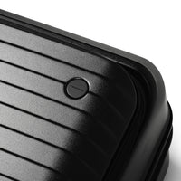 CROSSING INVI TRUNK 26" Medium Expandable Luggage With Front & Middle Access - Black