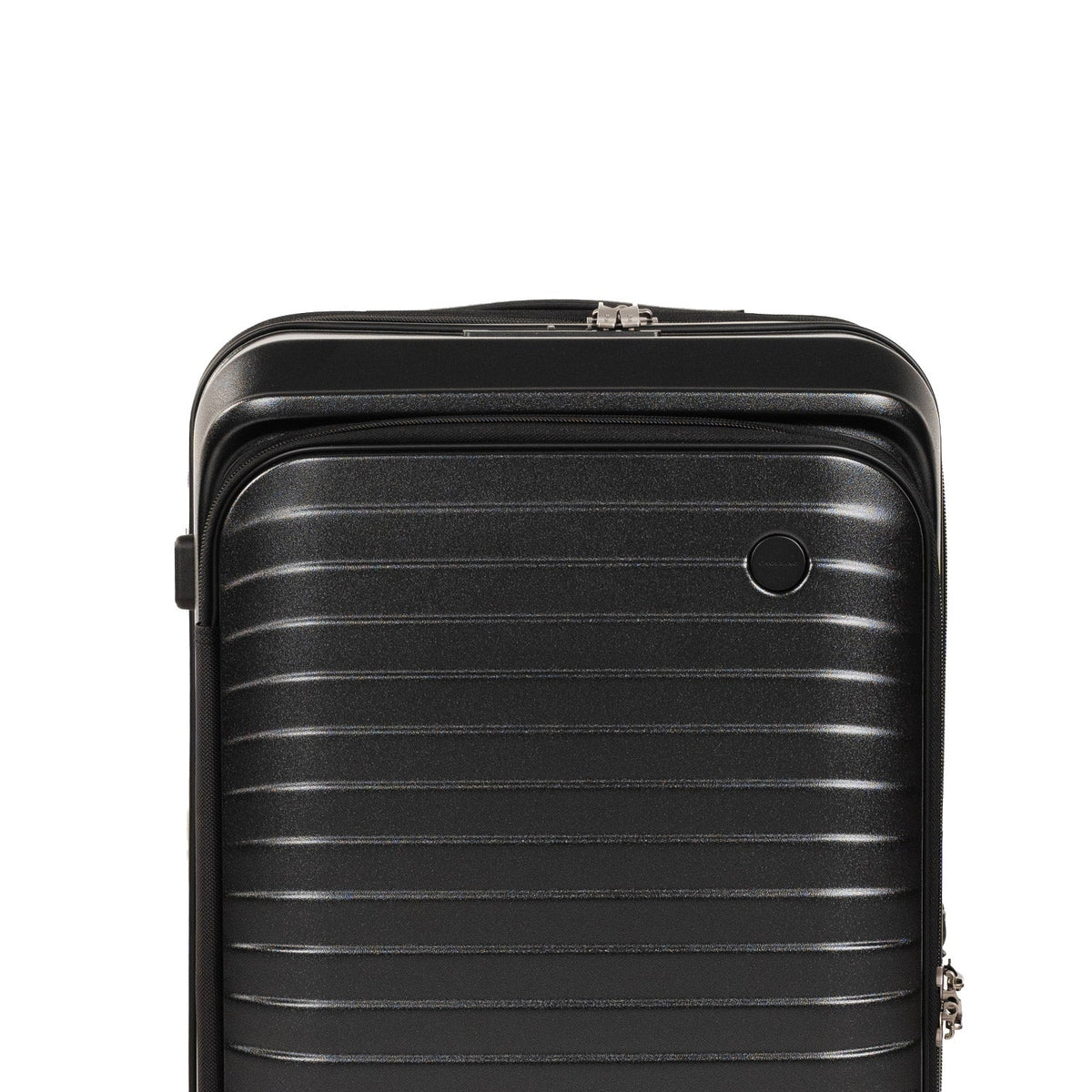 CROSSING INVI TRUNK 26" Medium Expandable Luggage With Front & Middle Access - Black