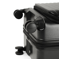 CROSSING INVI TRUNK 26" Medium Expandable Luggage With Front & Middle Access - Black