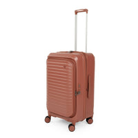 CROSSING INVI TRUNK 26" Medium Expandable Luggage With Front & Middle Access - Brick