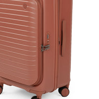 CROSSING INVI TRUNK 26" Medium Expandable Luggage With Front & Middle Access - Brick