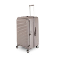CROSSING INVI TRUNK 30" Large Expandable Luggage With Front & Middle Access - Latte
