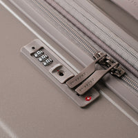 CROSSING INVI TRUNK 30" Large Expandable Luggage With Front & Middle Access - Latte