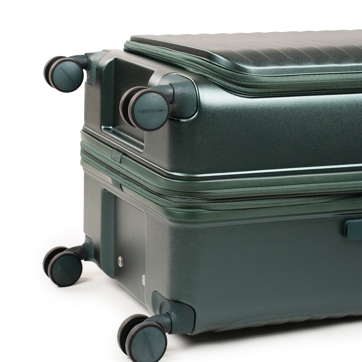 CROSSING INVI TRUNK 30" Large Expandable Luggage With Front & Middle Access - Squash