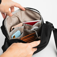 Crossing Jet Set Anti-Theft Multi-Sling with RFID - Black