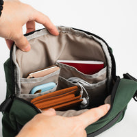 Crossing Jet Set Anti-Theft Multi-Sling with RFID - Green