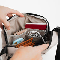 Crossing Jet Set Anti-Theft Multi-Sling with RFID - White