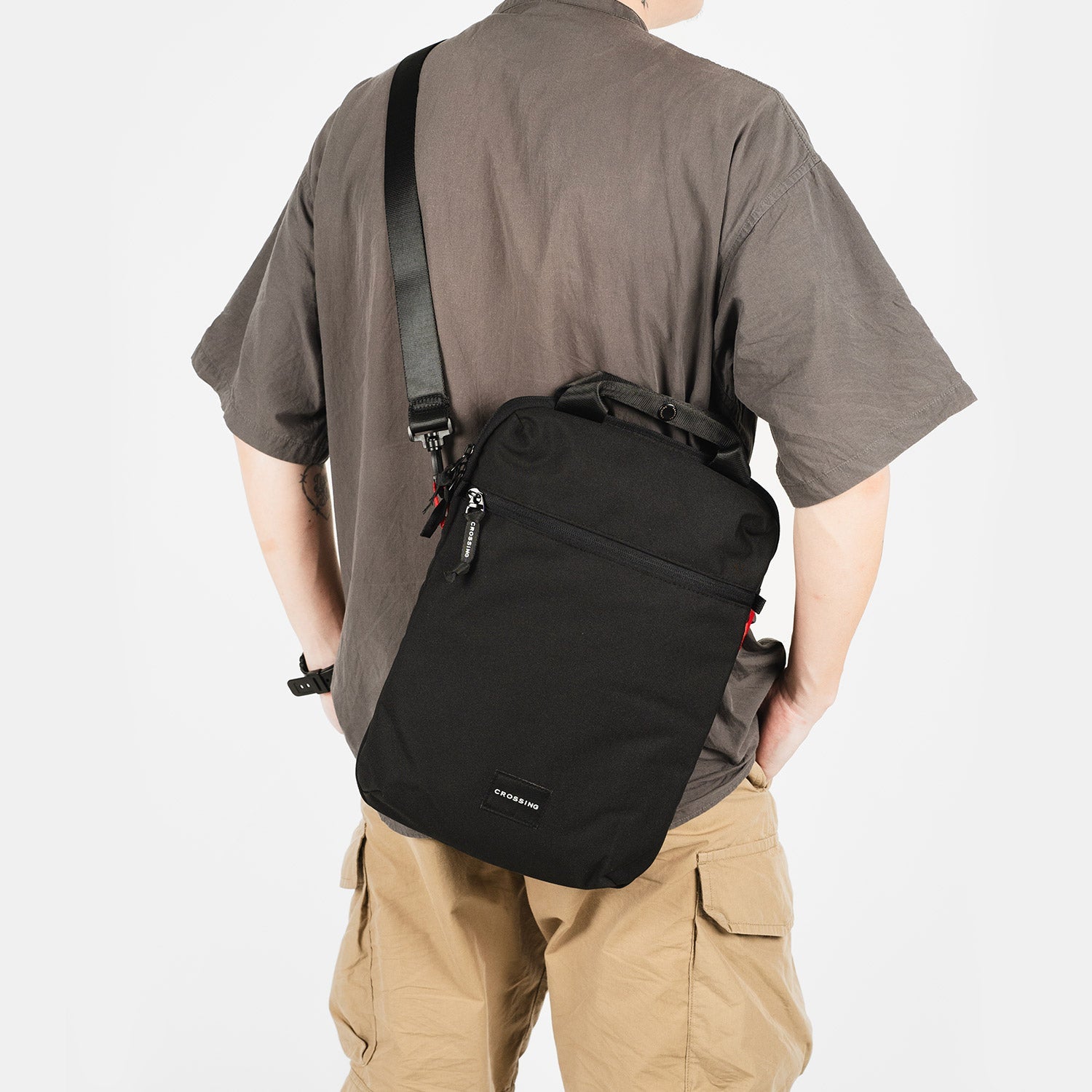 Crossing Jet Set Laptop Sleeve 13” Bag with RFID - Black