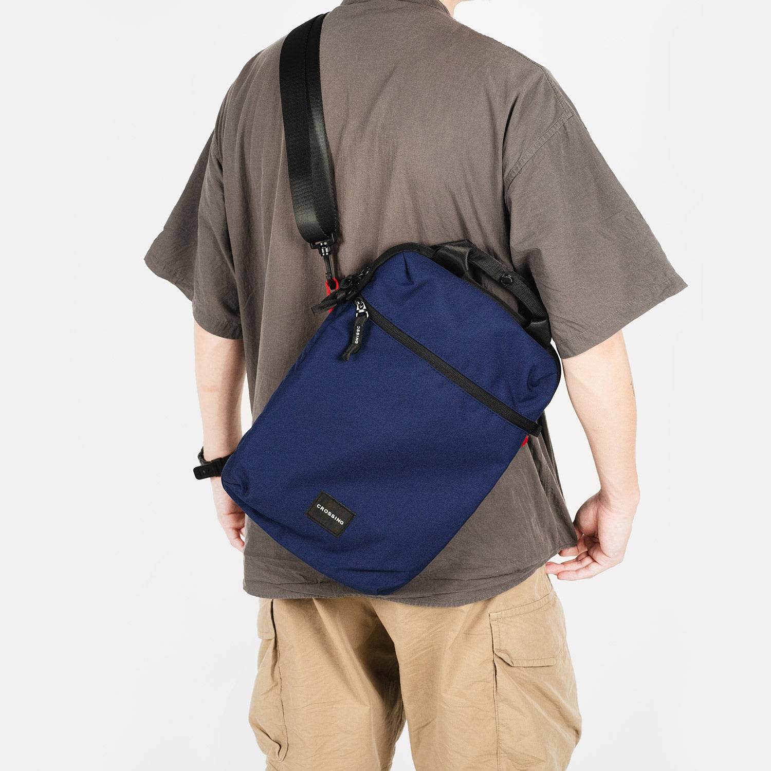 Crossing Jet Set Laptop Sleeve 13” Bag with RFID - Navy
