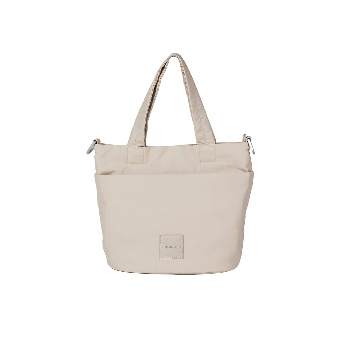 Crossing Jill Anti-Theft RFID Dual Carry Crossbody Bag - Beige