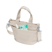 Crossing Jill Anti-Theft RFID Dual Carry Crossbody Bag - Beige