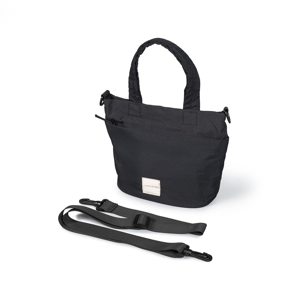 Crossing Jill Anti-Theft RFID Dual Carry Crossbody Bag - Black