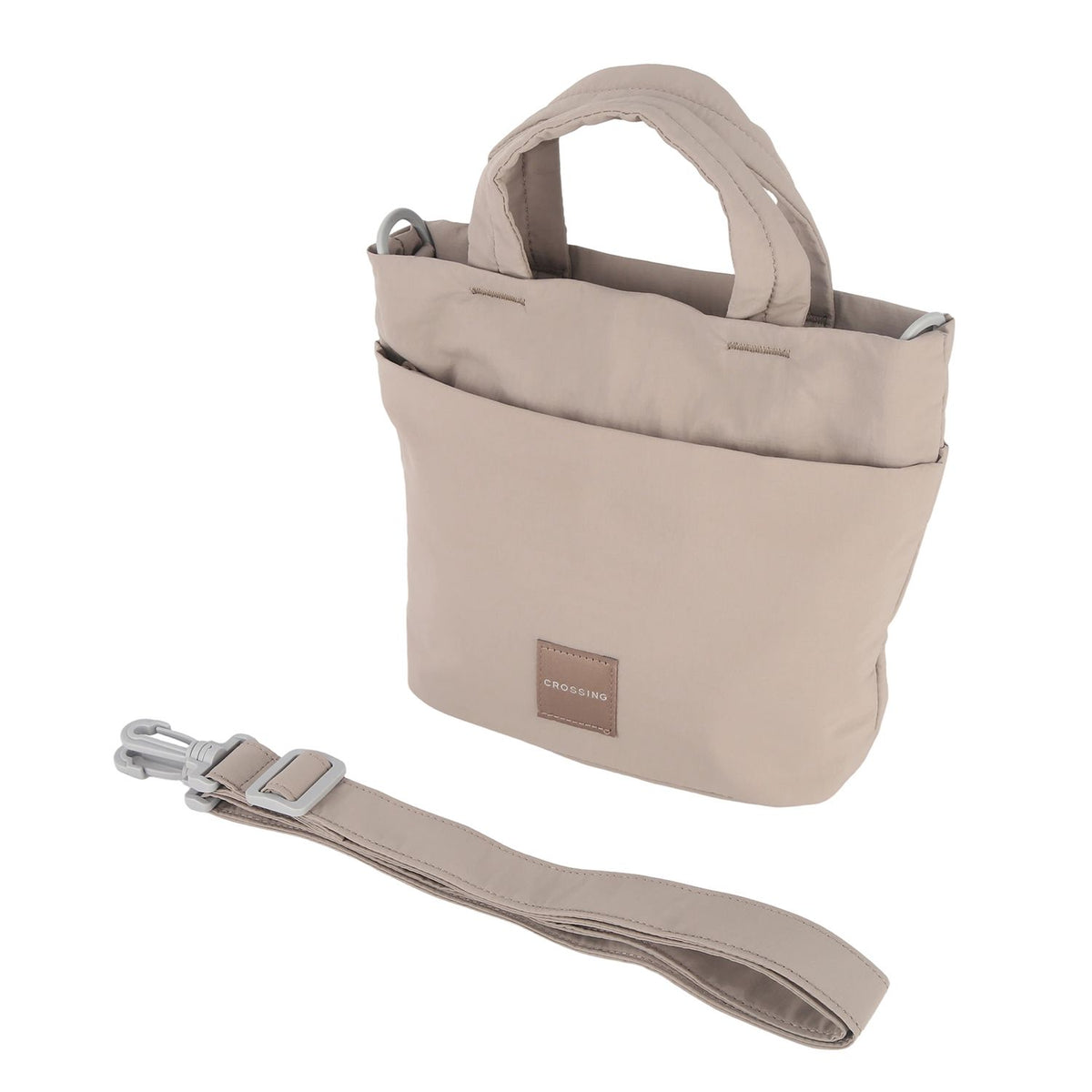 Crossing Jill Anti-Theft RFID Dual Carry Crossbody Bag V3 - Light Grey
