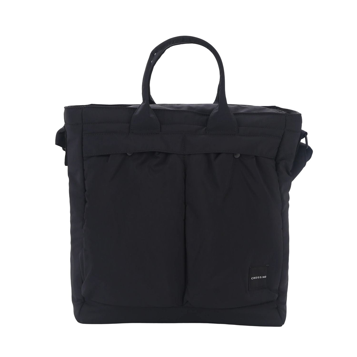 Crossing Joel Dual Carry Tote Bag V3 - Black