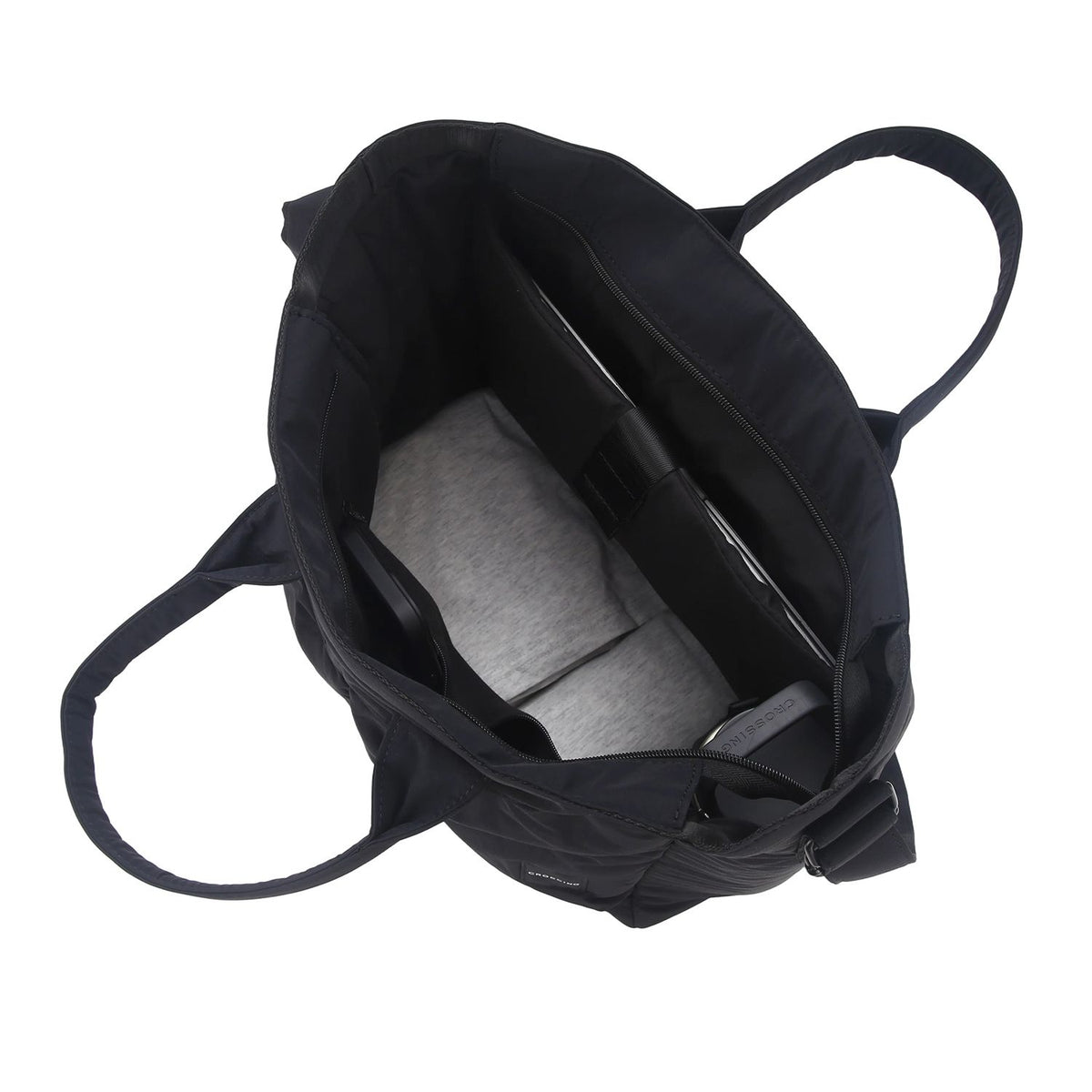 Crossing Joel Dual Carry Tote Bag V3 - Black