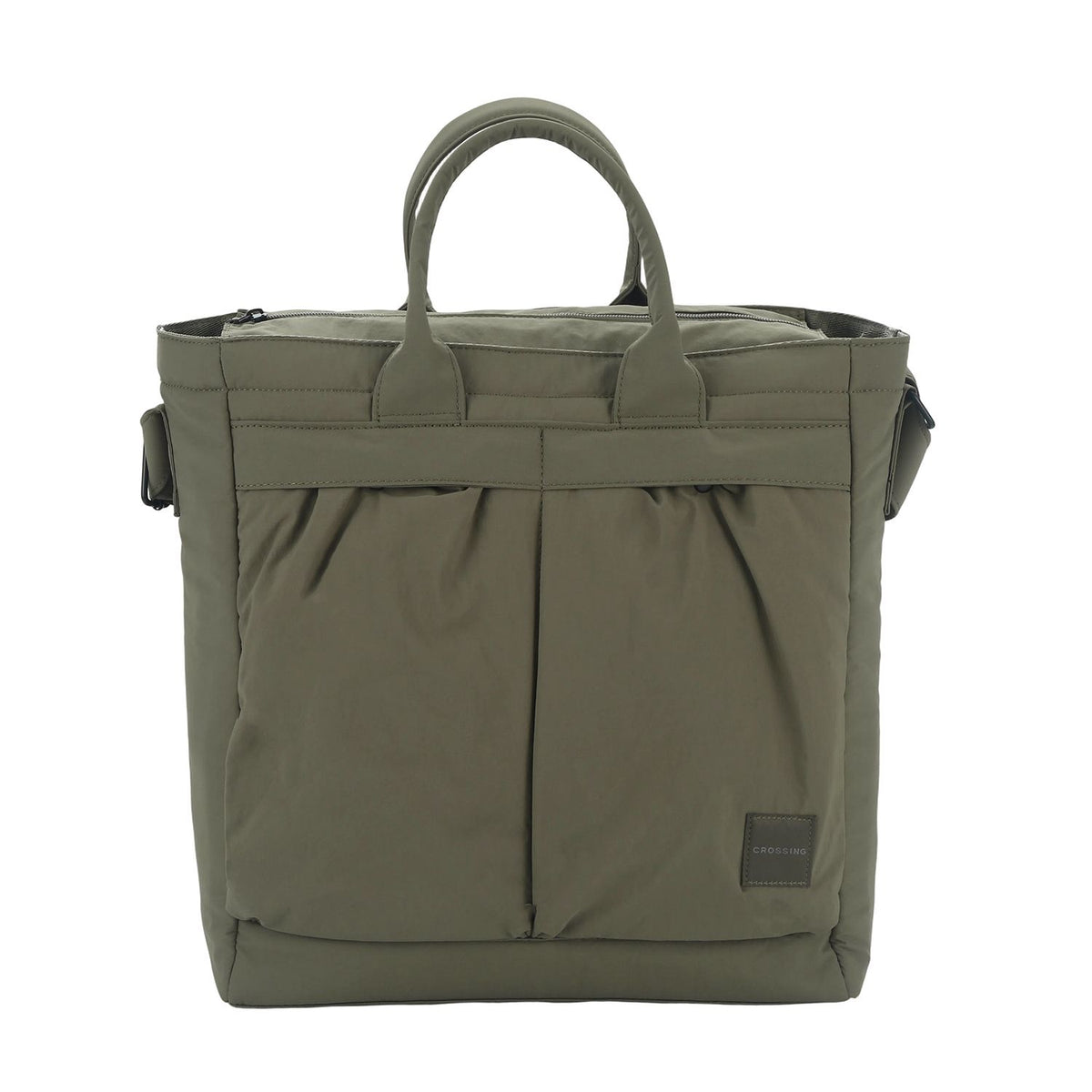 Crossing Joel Dual Carry Tote Bag V3 - Green