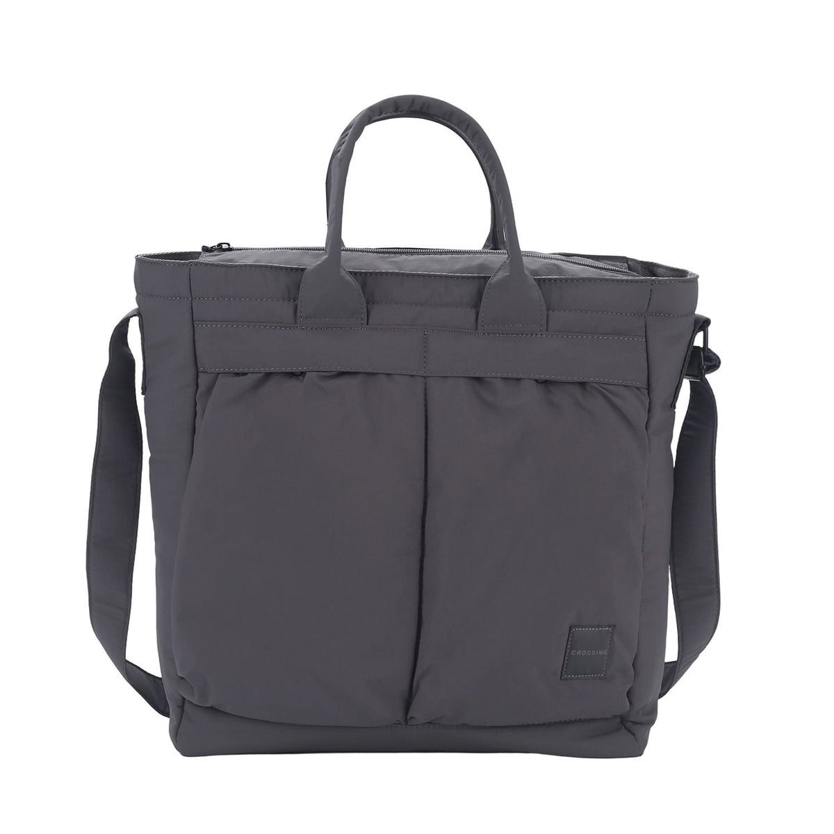 Crossing Joel Dual Carry Tote Bag V3 - Grey