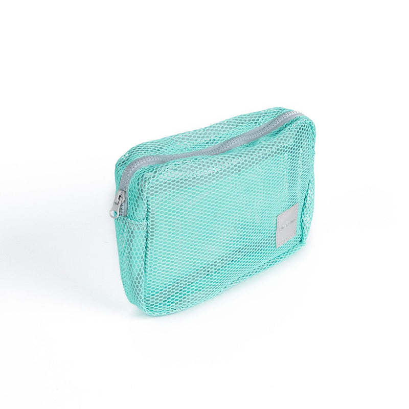 Crossing Jules Everywhere Mesh Pouch (Large) - Mint/Grey