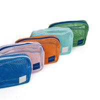 Crossing Jules Everywhere Mesh Pouch (Large) - Mint/Grey