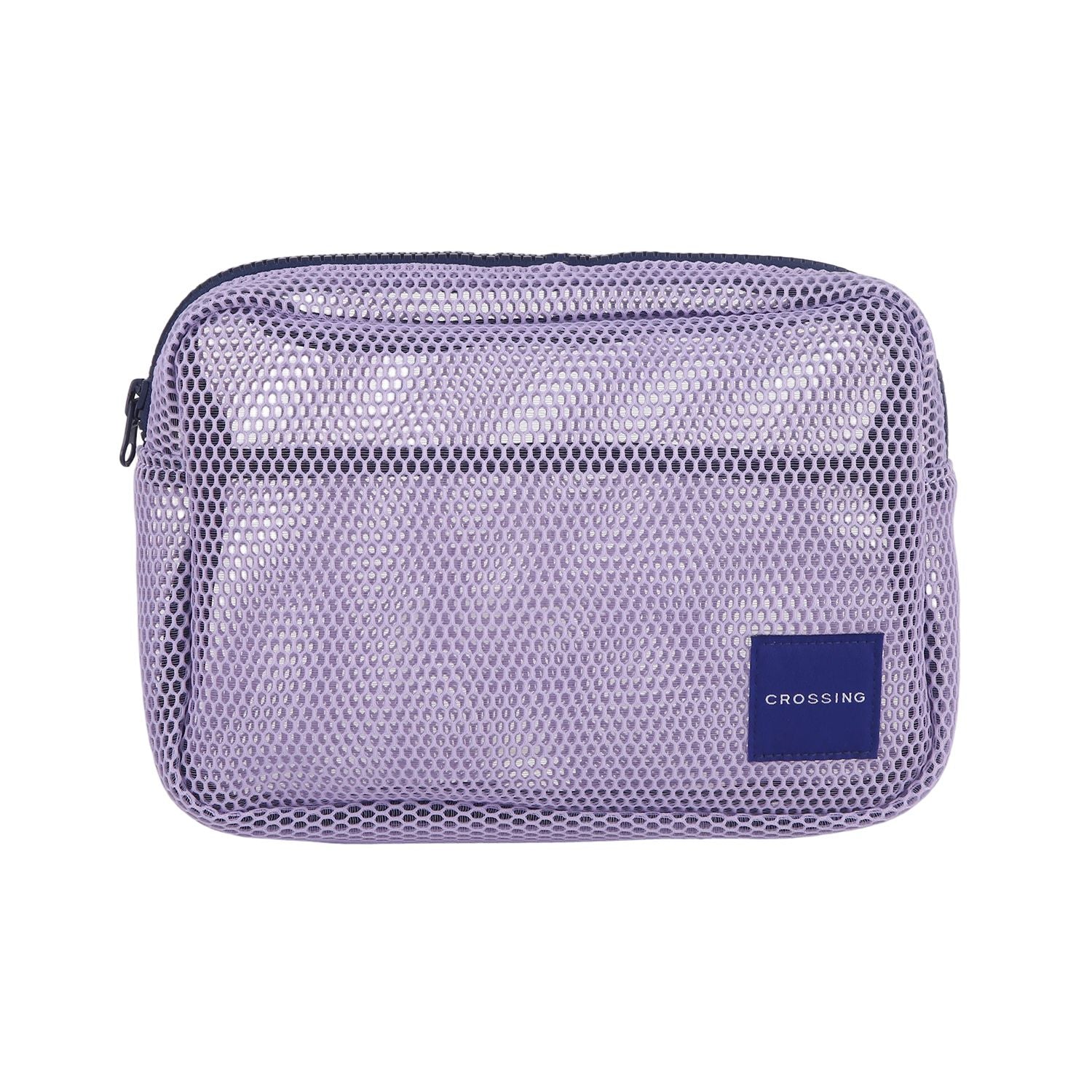 Crossing Jules Everywhere Mesh Pouch (Large) - Purple/Navy