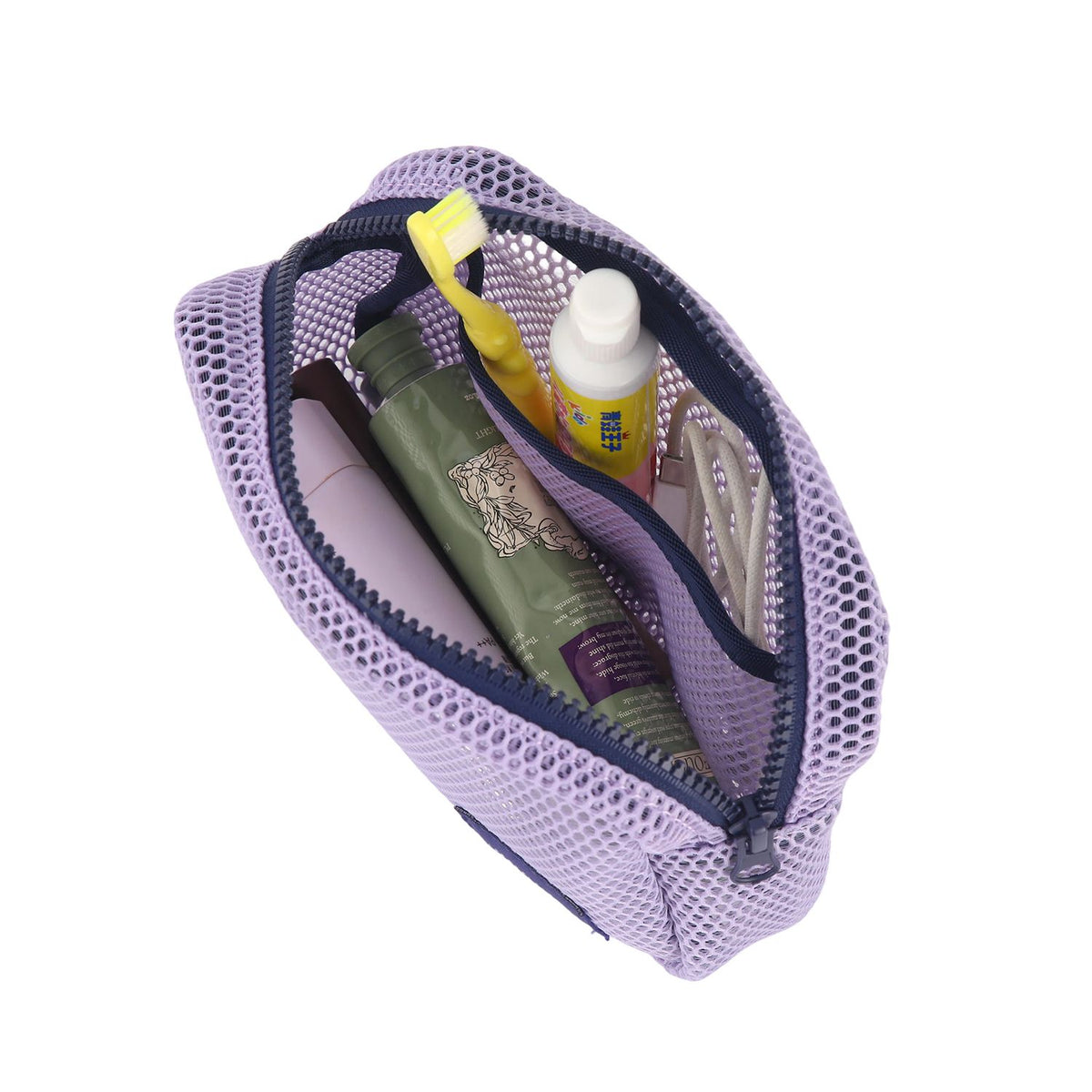 Crossing Jules Everywhere Mesh Pouch (Small) - Purple/Navy