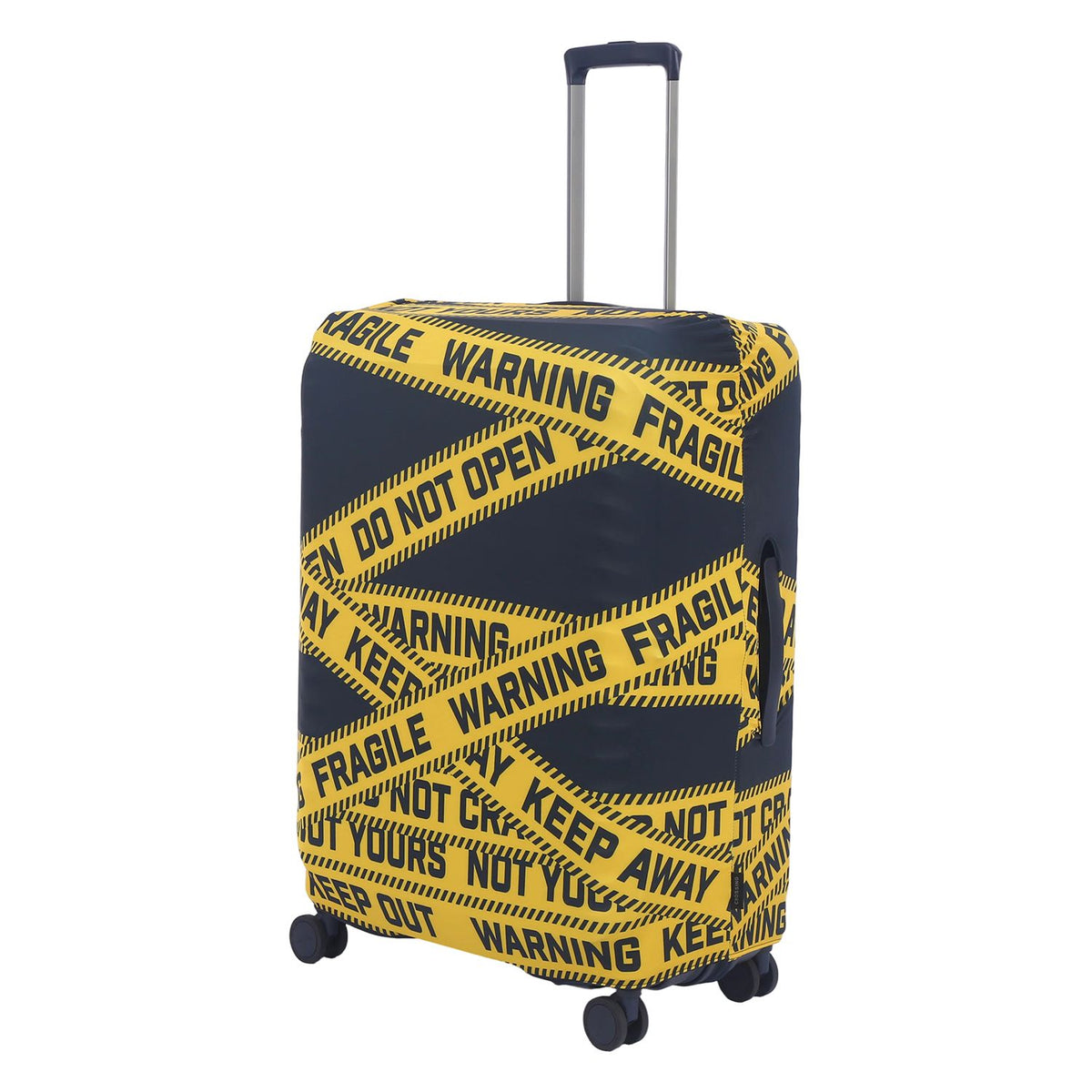 Crossing Luggage Cover S - Caution Tapes