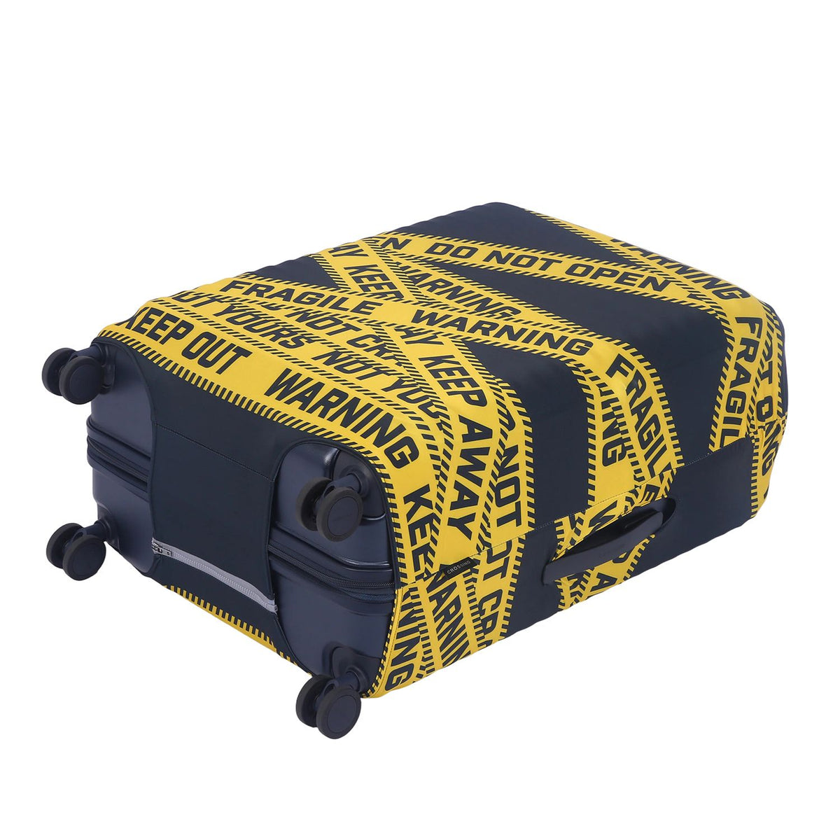 Crossing Luggage Cover S - Caution Tapes