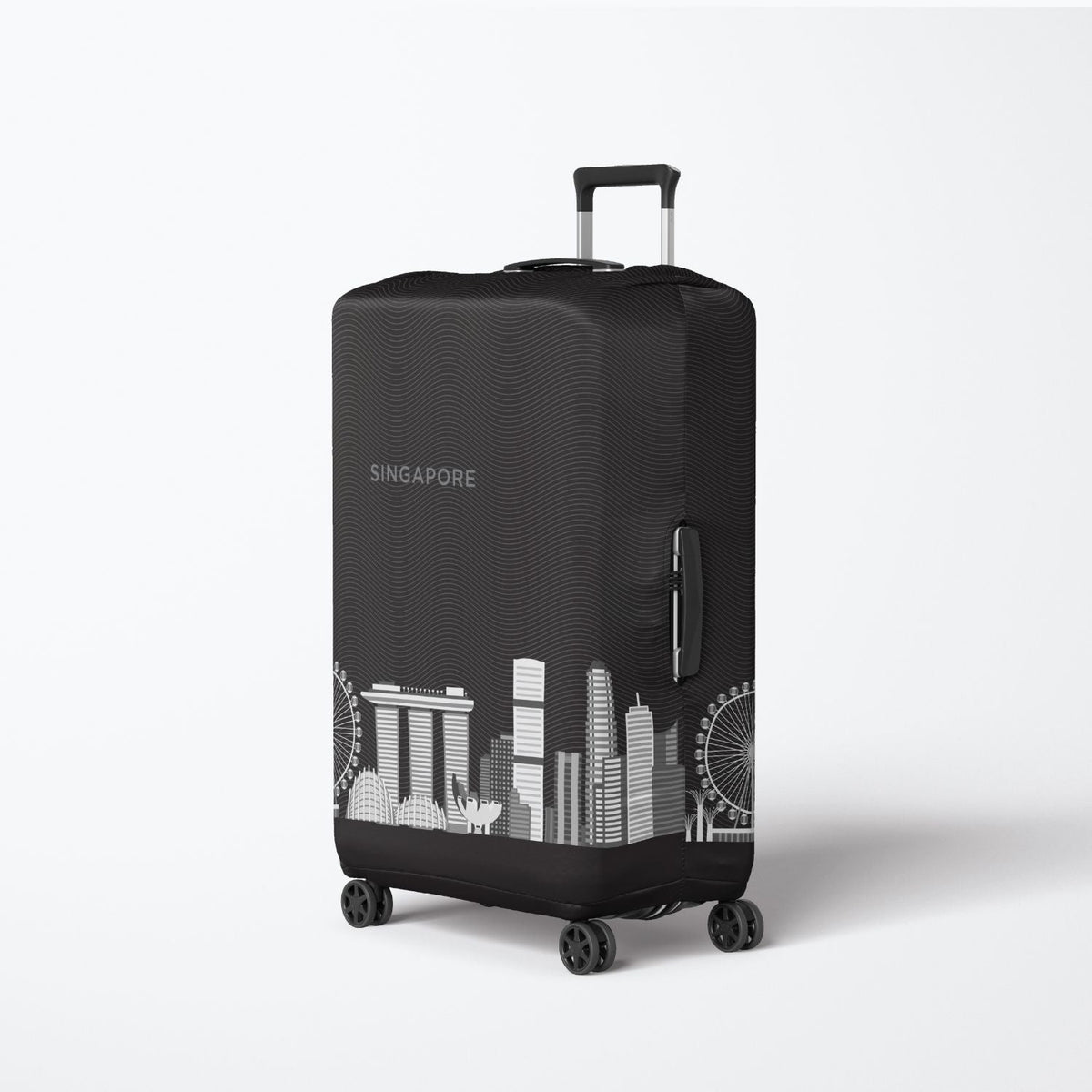 Crossing Luggage Cover S (18"-22") - Skylines Singapore
