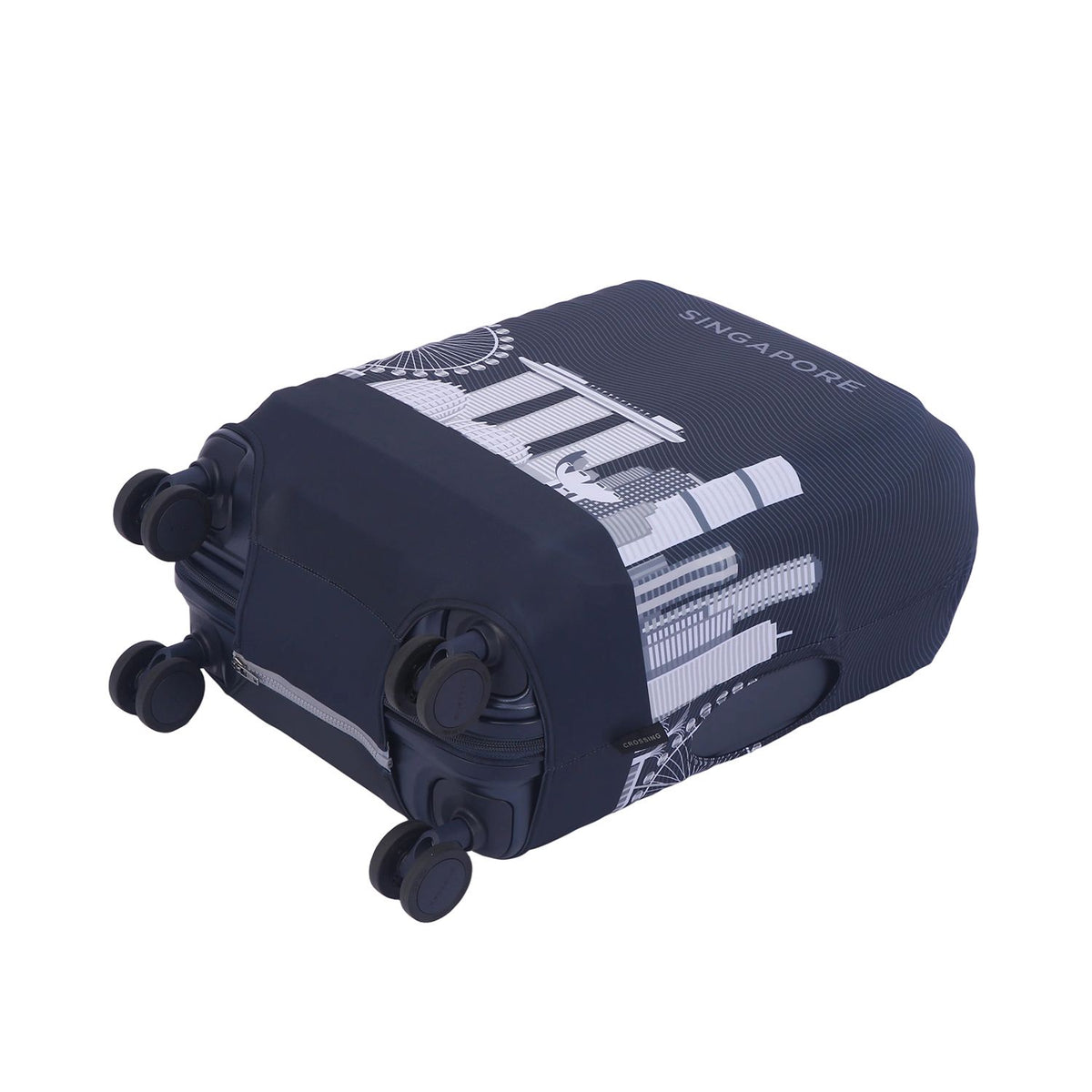 Crossing Luggage Cover V2 L - Skylines Singapore