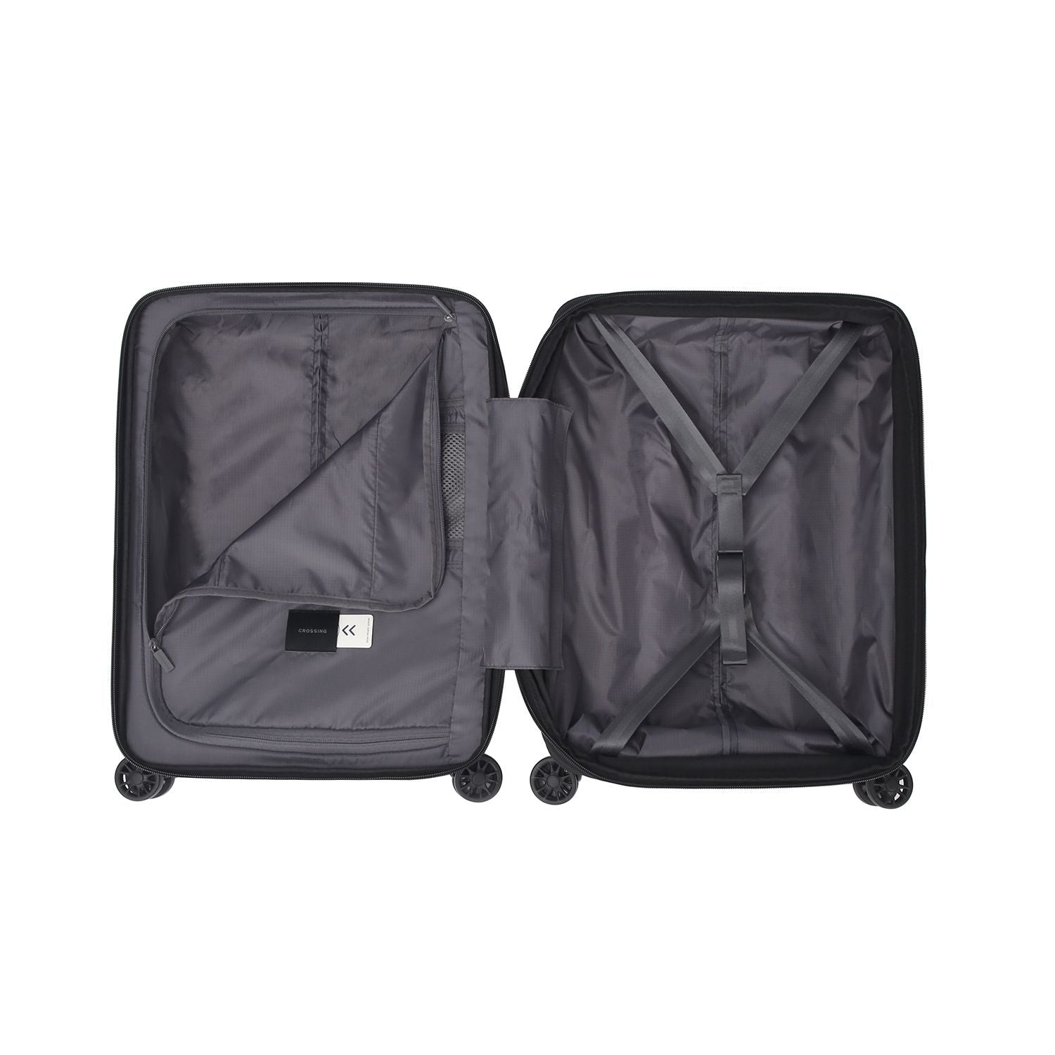 Crossing LYTE Polypropylene Carry On Luggage - Sandwhite