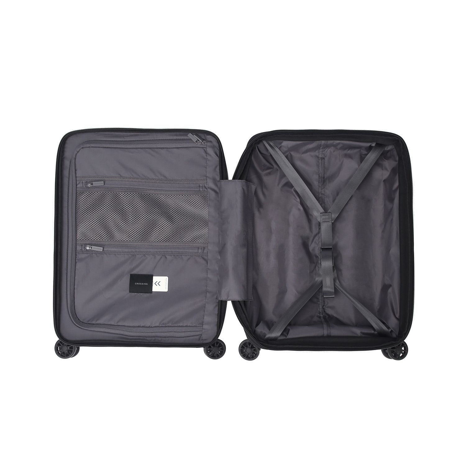 Crossing LYTE Polypropylene Carry On Luggage - Sandwhite