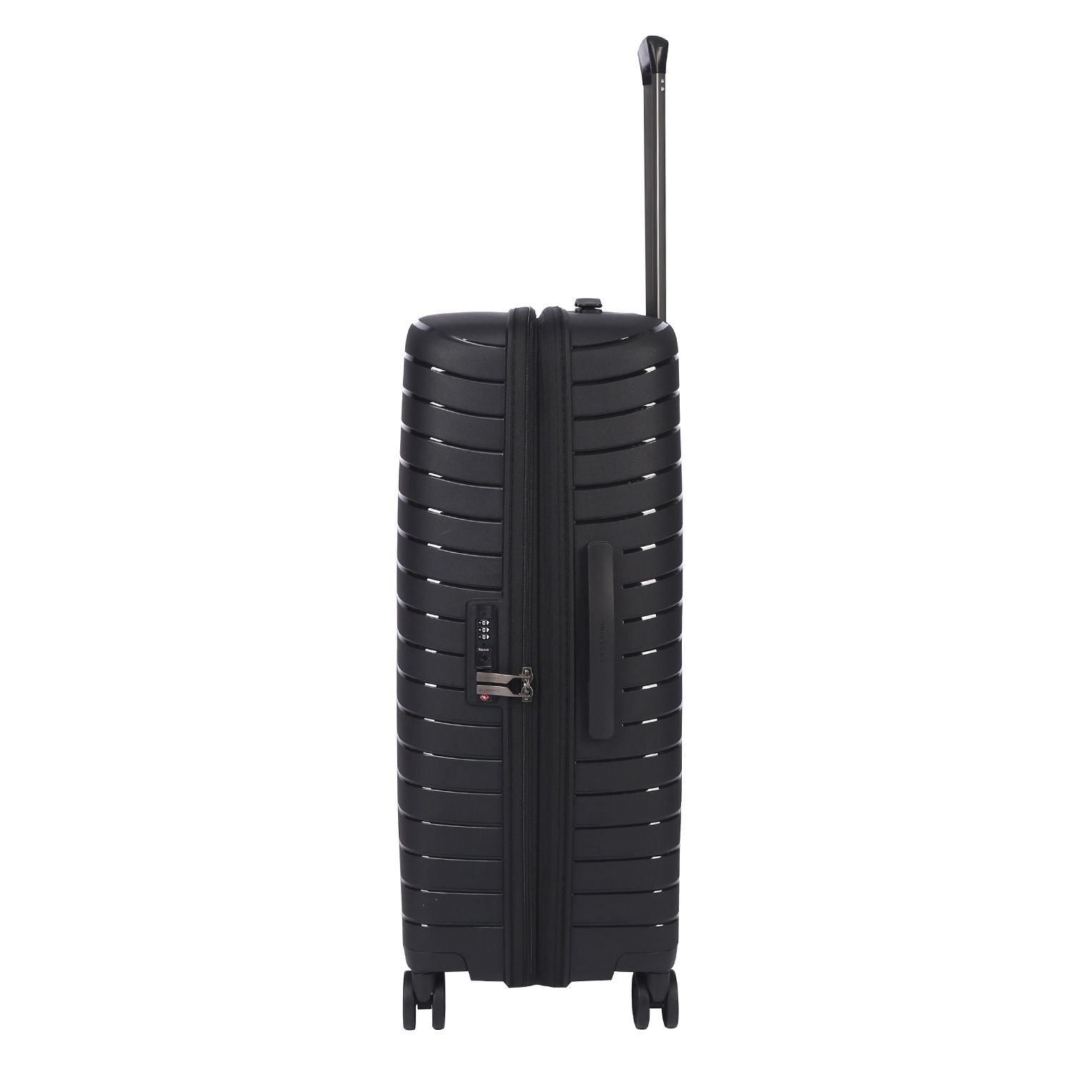 Crossing LYTE Polypropylene Large Expandable Luggage - Black