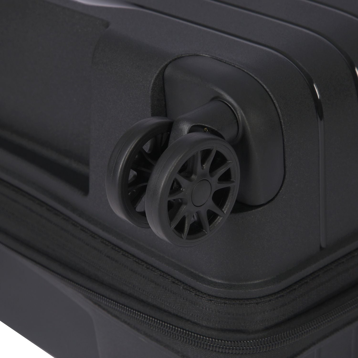 Crossing LYTE Polypropylene Large Expandable Luggage - Black