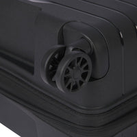 Crossing LYTE Polypropylene Large Expandable Luggage - Black
