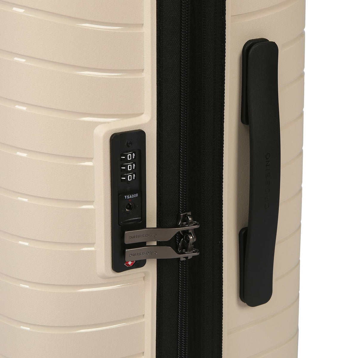 Crossing LYTE Polypropylene Medium Expandable Luggage - Sandwhite
