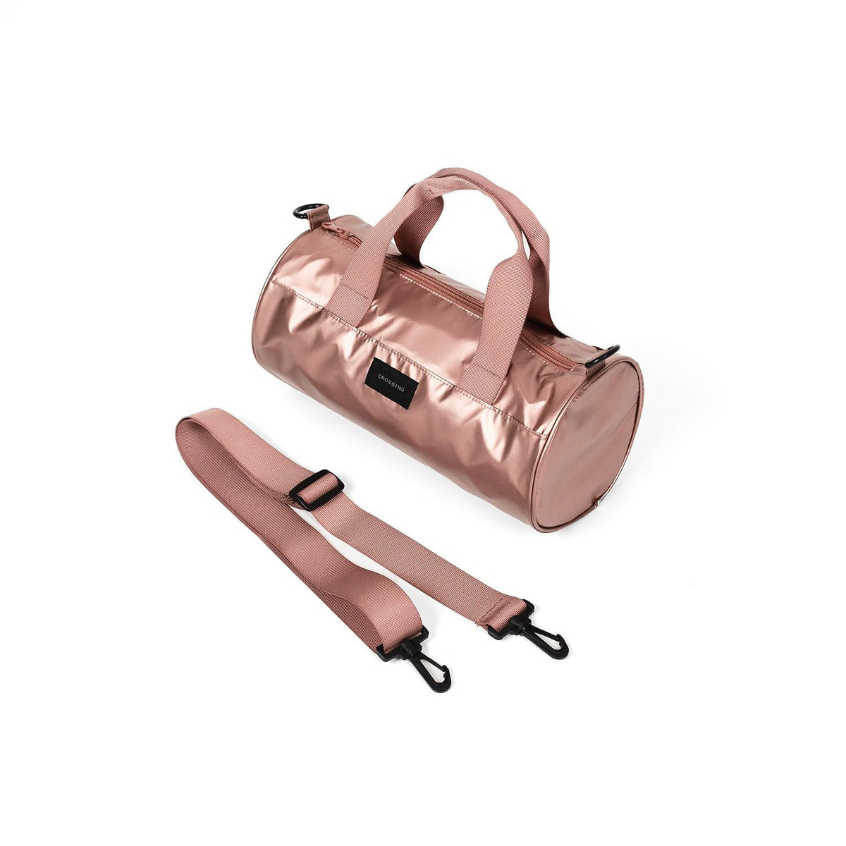 Crossing Metallic Small Weekender - Rose Gold
