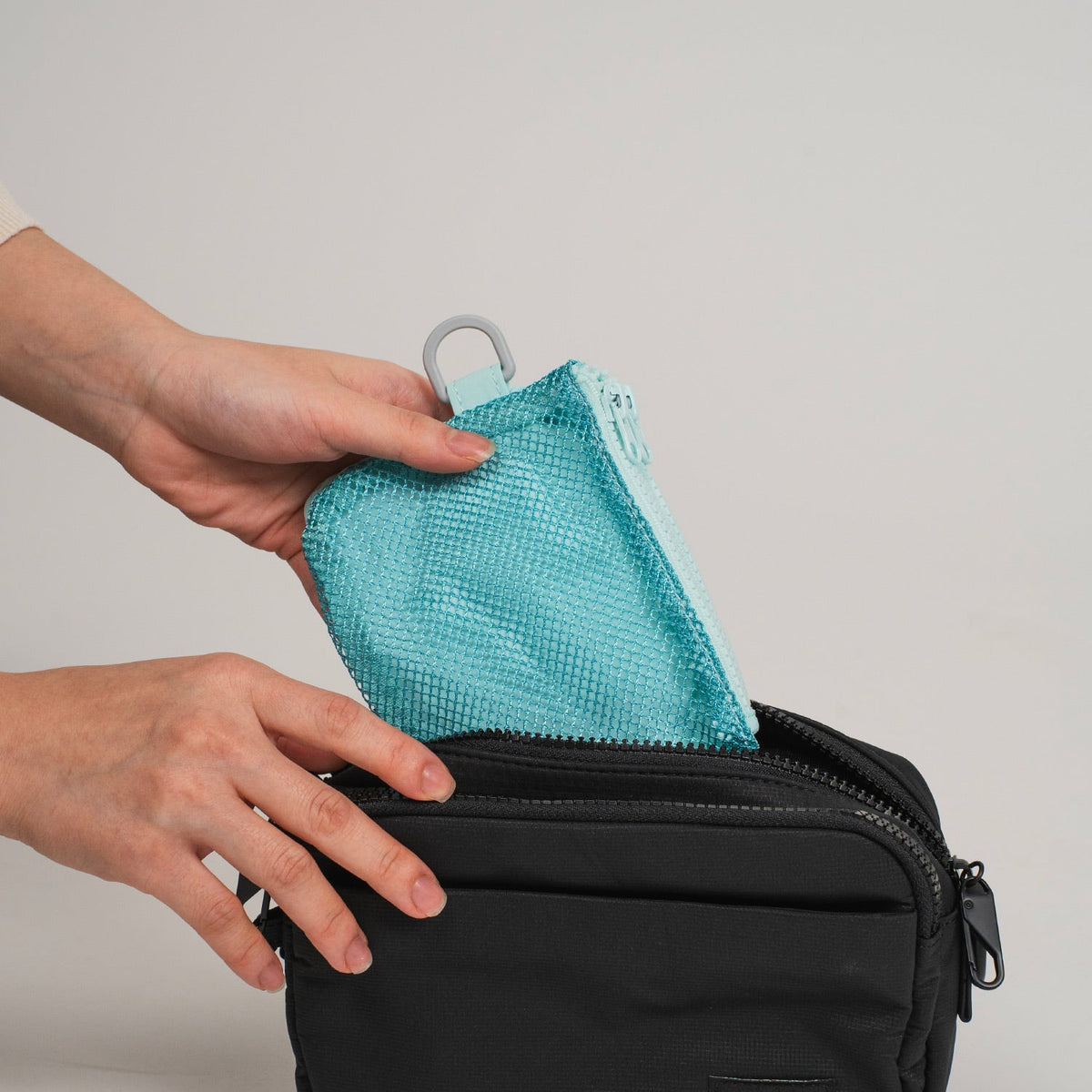 Crossing Mia Double Pocket Mesh 2Pcs Set - Mint