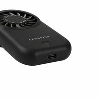 Crossing Mini Handheld Fan - Black