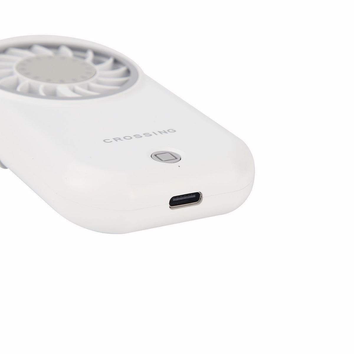 Crossing Mini Handheld Fan - White