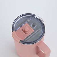 Crossing Neo Insulated S/S Leakproof Ceramic Mug W Handle And Lid 500ml - Dusty Rose (Pink)