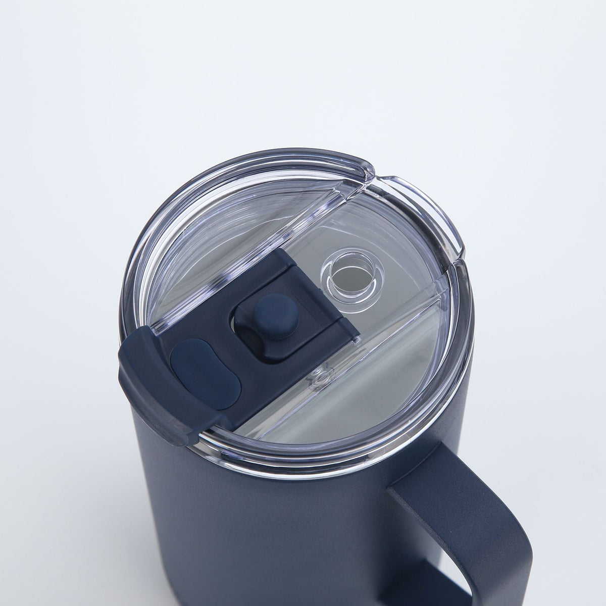 Crossing Neo Insulated S/S Leakproof Ceramic Mug W Handle And Lid 500ml - Ink Blue (Dark Blue)