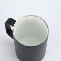 Crossing Neo V2 Insulated S/S Leakproof Lid Ceramic Mug W Handle And Silicone Base 400ml - Black