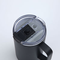 Crossing Neo V2 Insulated S/S Leakproof Lid Ceramic Mug W Handle And Silicone Base 500ml - Black