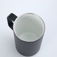Crossing Neo V2 Insulated S/S Leakproof Lid Ceramic Mug W Handle And Silicone Base 500ml - Black